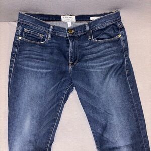 Frame Blue Denim Jeans le garçon size 27 women skinny ankle EUC basics classic